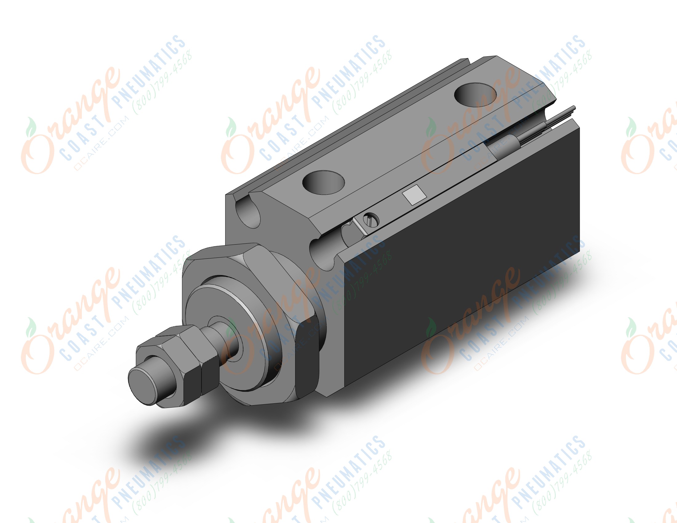 SMC CDJP2B16-15D-M9NWS pin cylinder, double acting, sgl rod, ROUND BODY CYLINDER