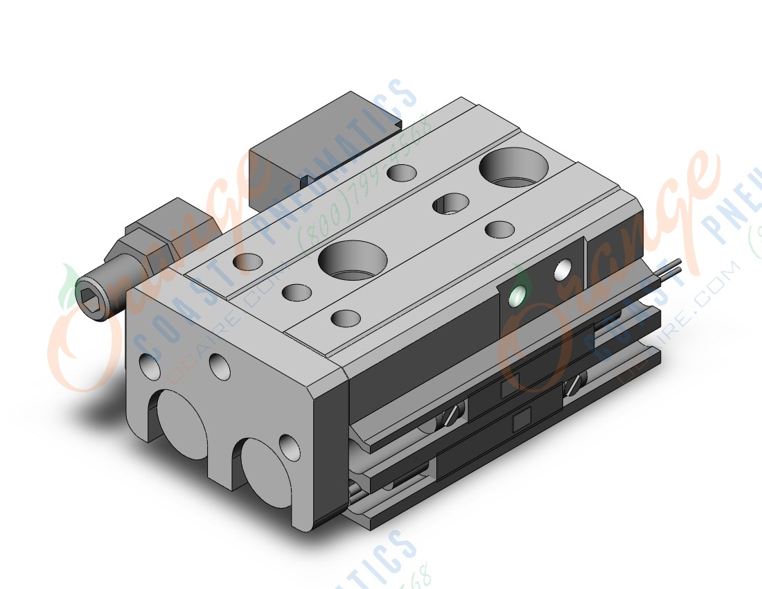 SMC MXQ6-10CS-A93L cyl, slide table, GUIDED CYLINDER