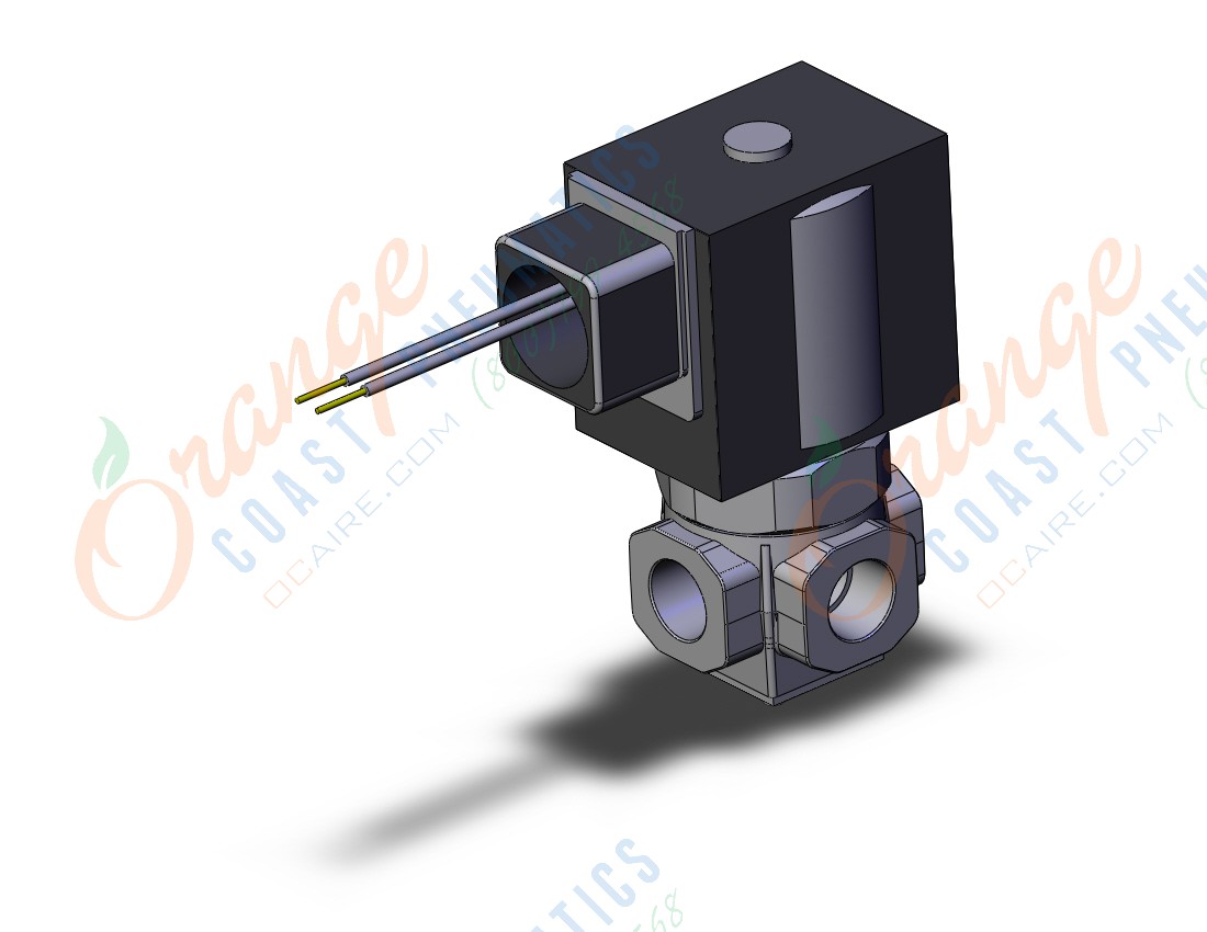 SMC VX3340E-02N-3C1 direct op 3 port solenoid valve, n.c., 3 PORT SOLENOID VALVE