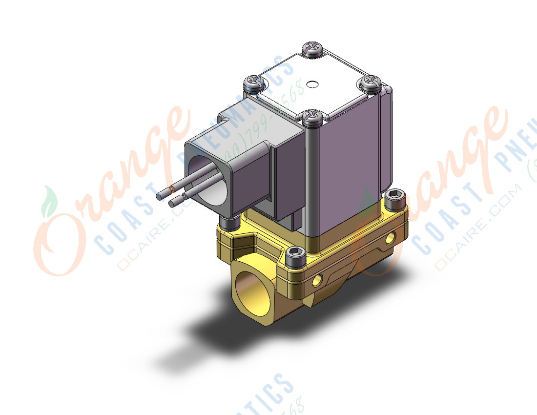 SMC VXZ232BU pilot op 2 port solenoid valve, (n.c.), 2 PORT VALVE