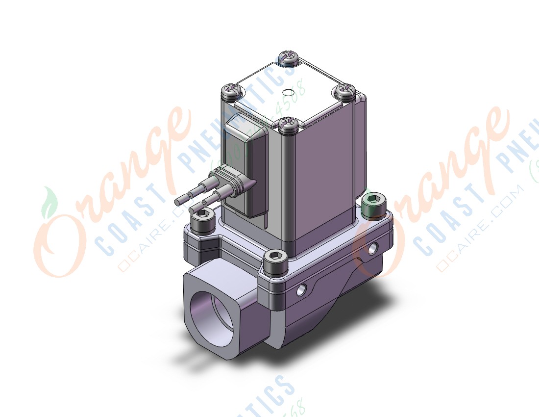 SMC VXZ242GBB pilot op 2 port solenoid valve, (n.c.), 2 PORT VALVE