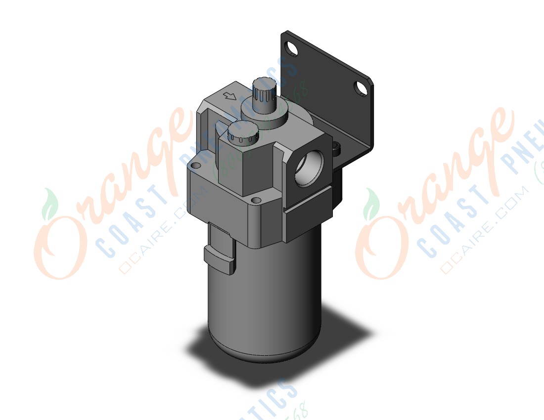 SMC AL40-04B-8R-A lubricator, LUBRICATOR, MODULAR F.R.L.