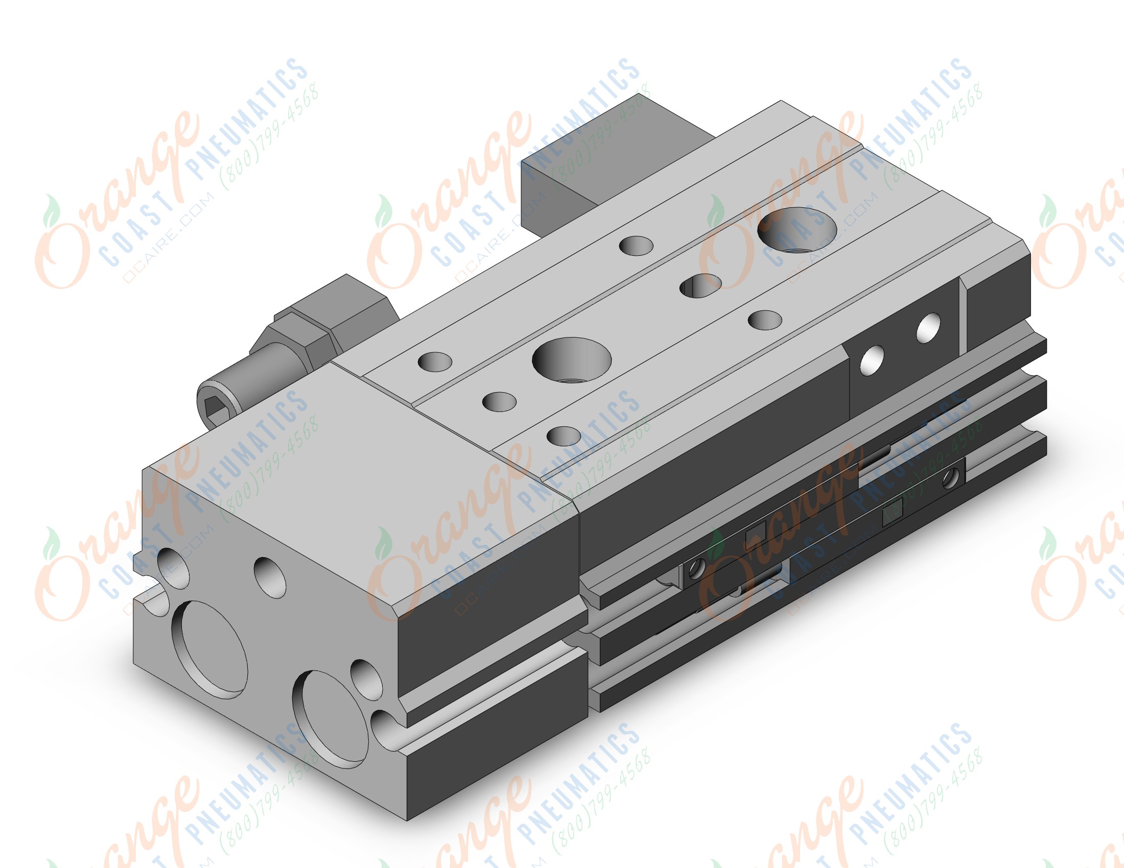 SMC MXQ8-20ASF-M9PSAPC cyl, slide table, GUIDED CYLINDER