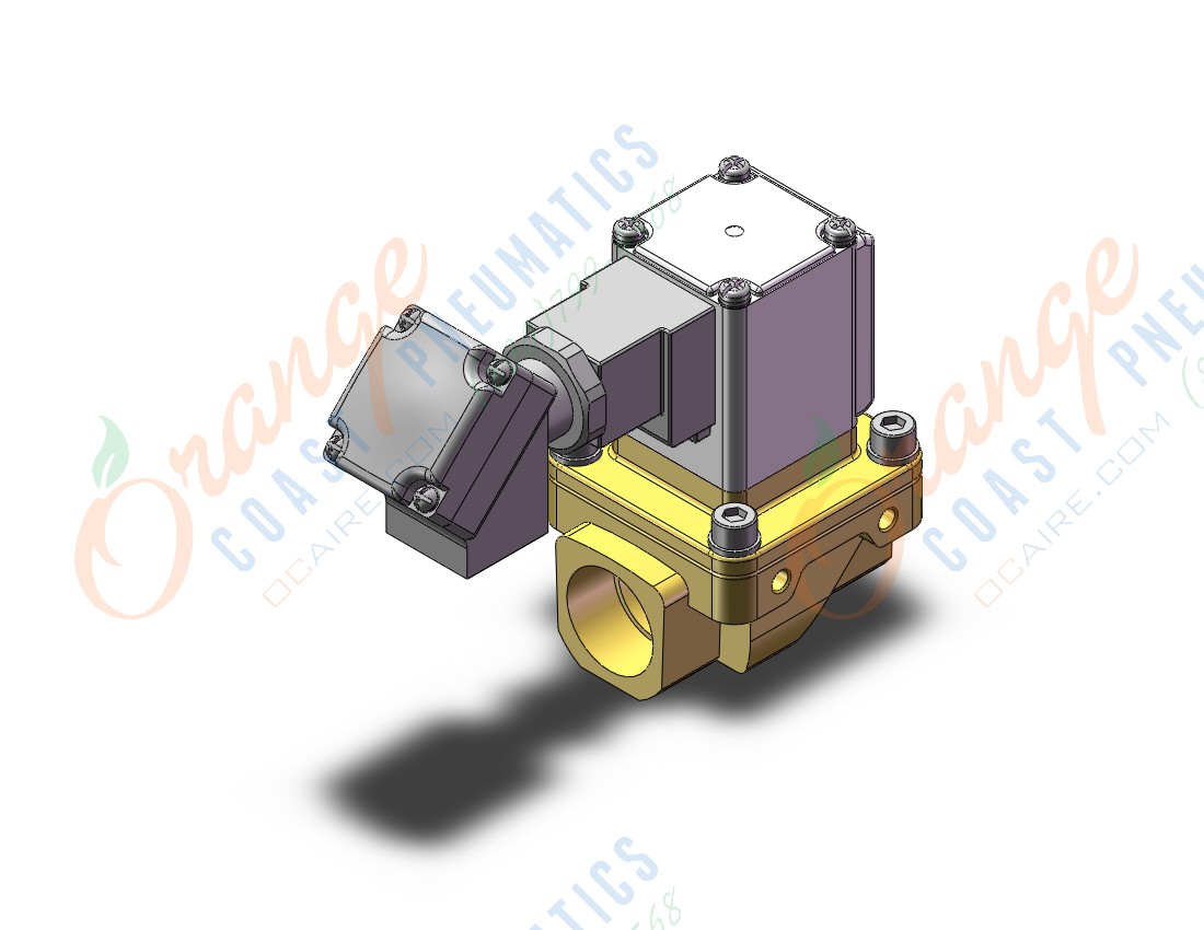 SMC VXZ256HZ1WB pilot op 2 port solenoid valve, (n.c.), 2 PORT VALVE