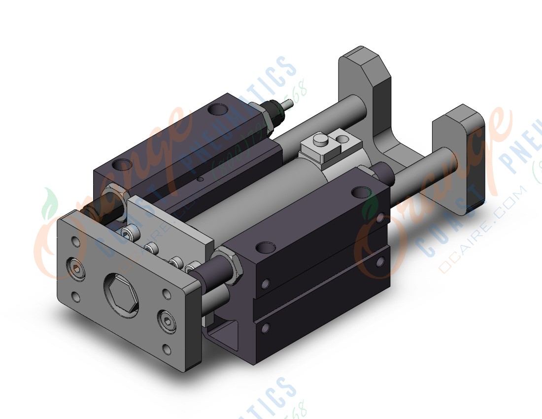 SMC MGGLB40TN-75-HN mgg, guide cylinder, GUIDED CYLINDER