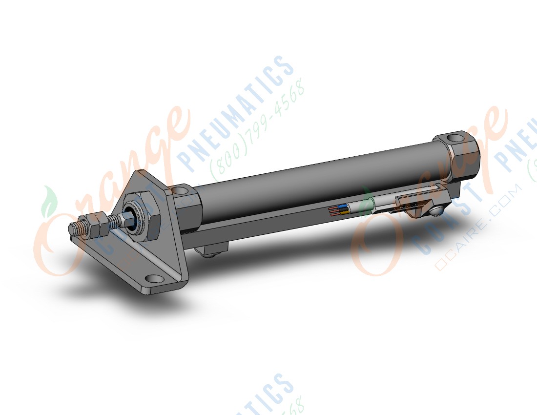 SMC CDJ2KL10-60Z-M9PWSDPC-A cylinder, air, ROUND BODY CYLINDER