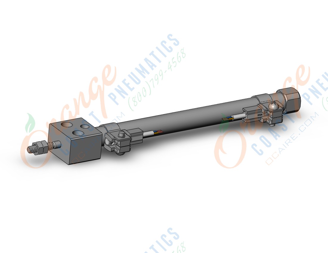 SMC CDJ2RA10-100RZ-M9NL-B cylinder, air, ROUND BODY CYLINDER