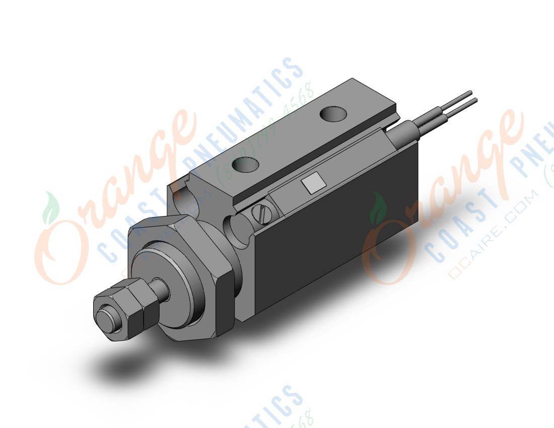 SMC CDJP2B6-5D-A96S pin cylinder, double acting, sgl rod, ROUND BODY CYLINDER