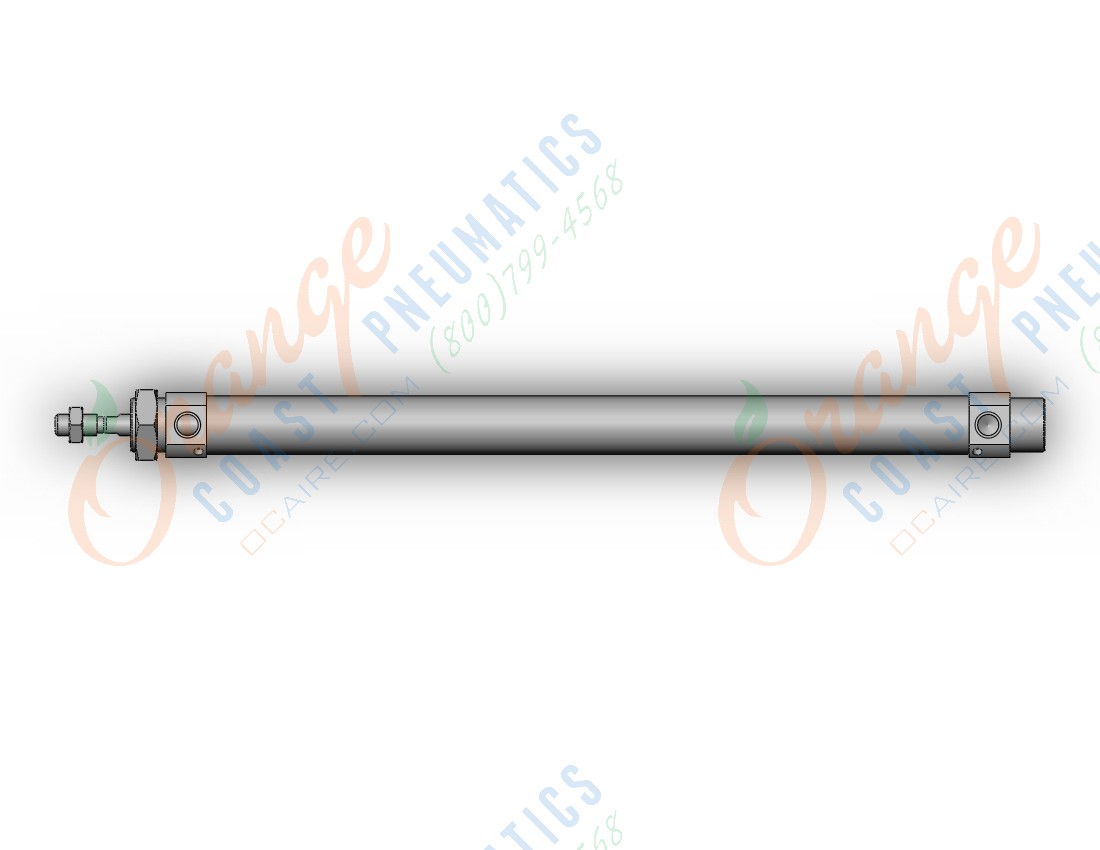 SMC CDM2B20-250AZ-XC22 cylinder, air, ROUND BODY CYLINDER