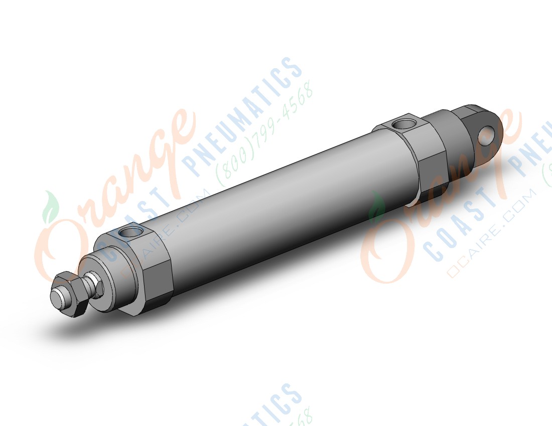 SMC CM3C32-100 cylinder, air, short type, ROUND BODY CYLINDER