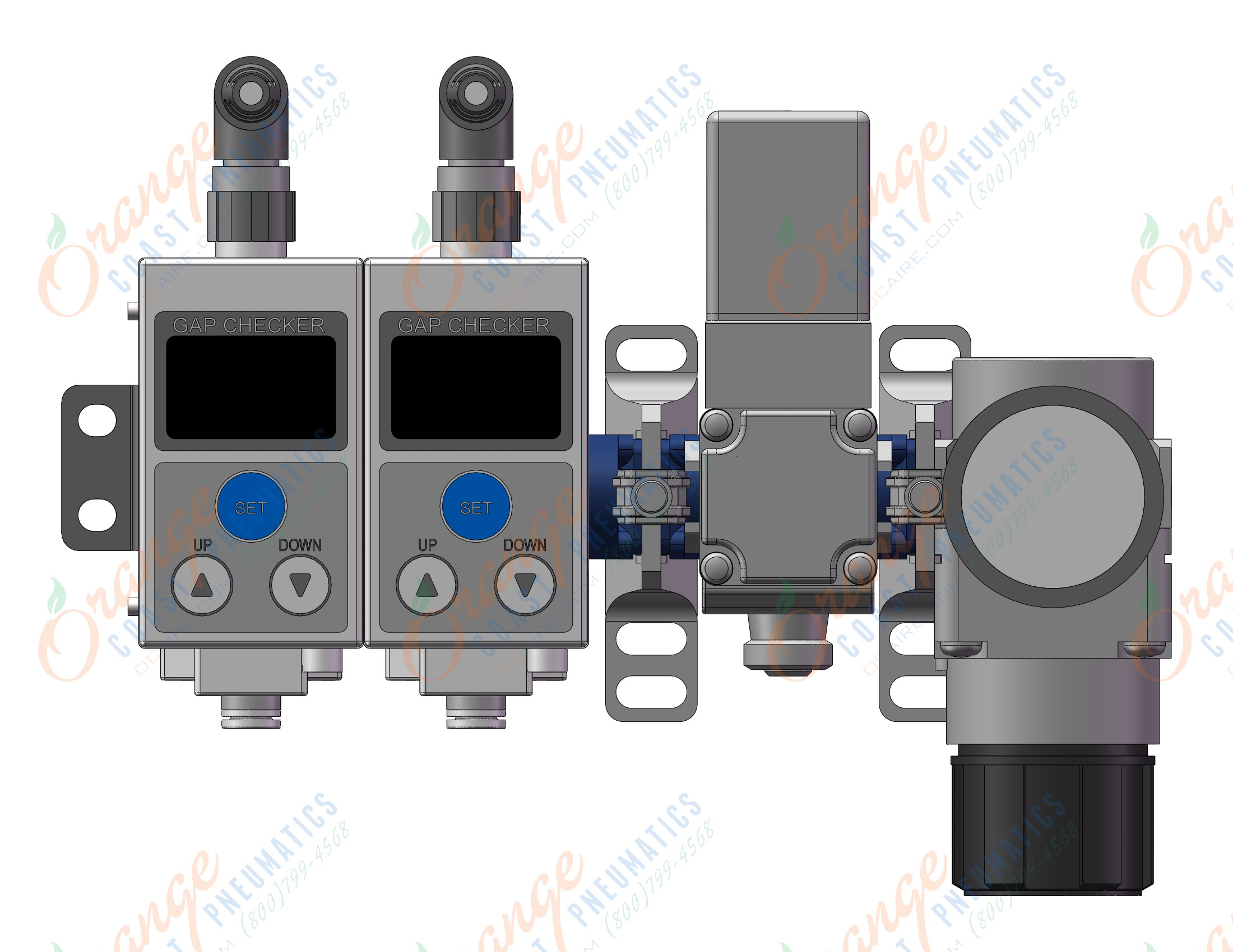 SMC ISA3-GCP-2LB-R1 digital gap checker, AIR CATCH SENSOR, ISA ISA2 ISA3