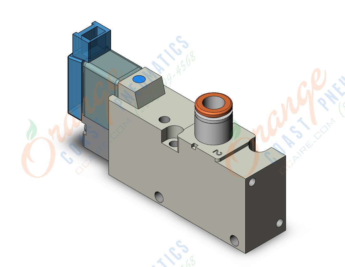 SMC VQZ232R-5MO1-C6 3 port body ported solenoid valve, 3 PORT SOLENOID VALVE