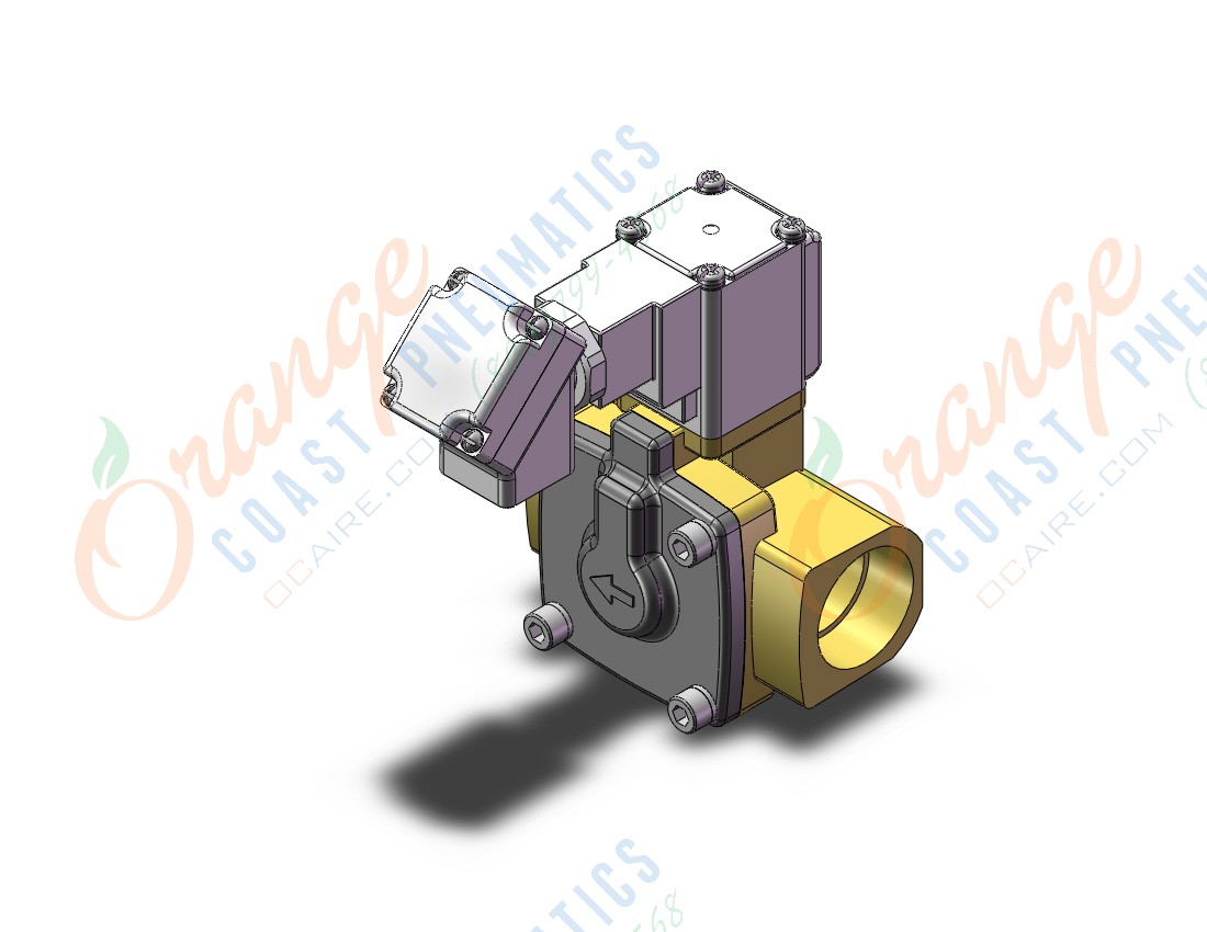 SMC VXD260NZ2LB pilot op 2 port solenoid valve (n.c.), 2 PORT VALVE