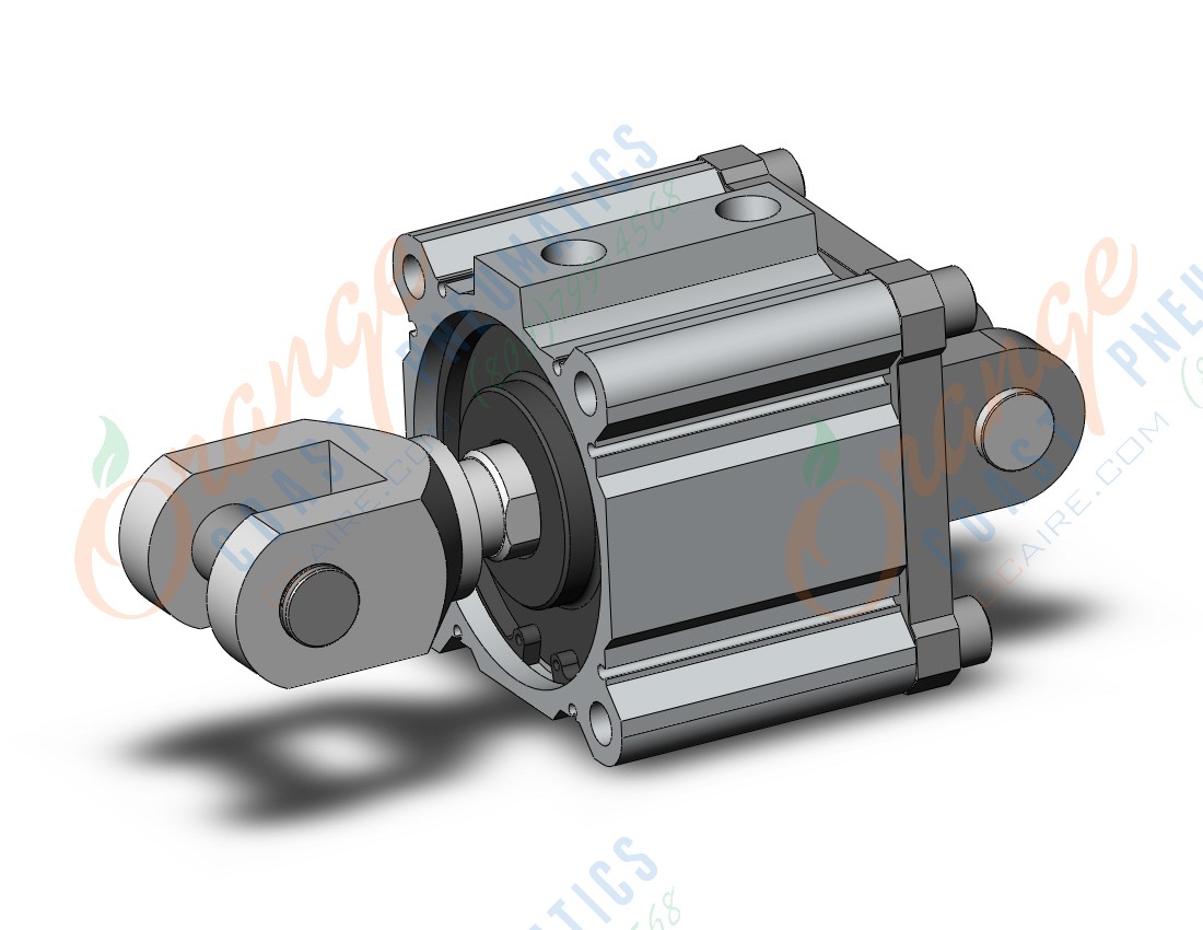 SMC CDQ2D100-25DMZ-W compact cylinder, cq2-z, COMPACT CYLINDER