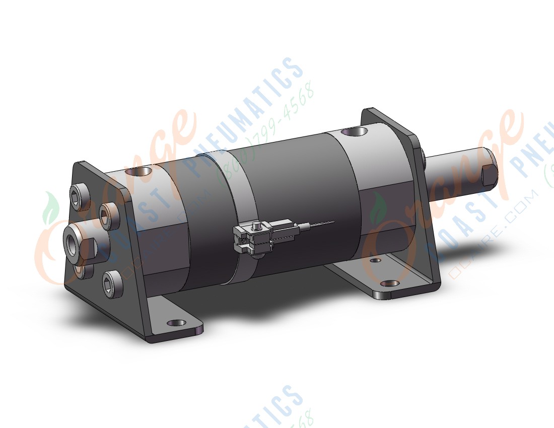 SMC CDG1WLN40-25FZ-M9BAZS cg1, air cylinder, ROUND BODY CYLINDER