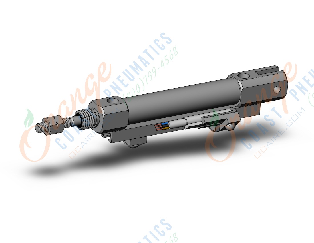 SMC CDJ2D10-30Z-M9PM-A cylinder, air, ROUND BODY CYLINDER