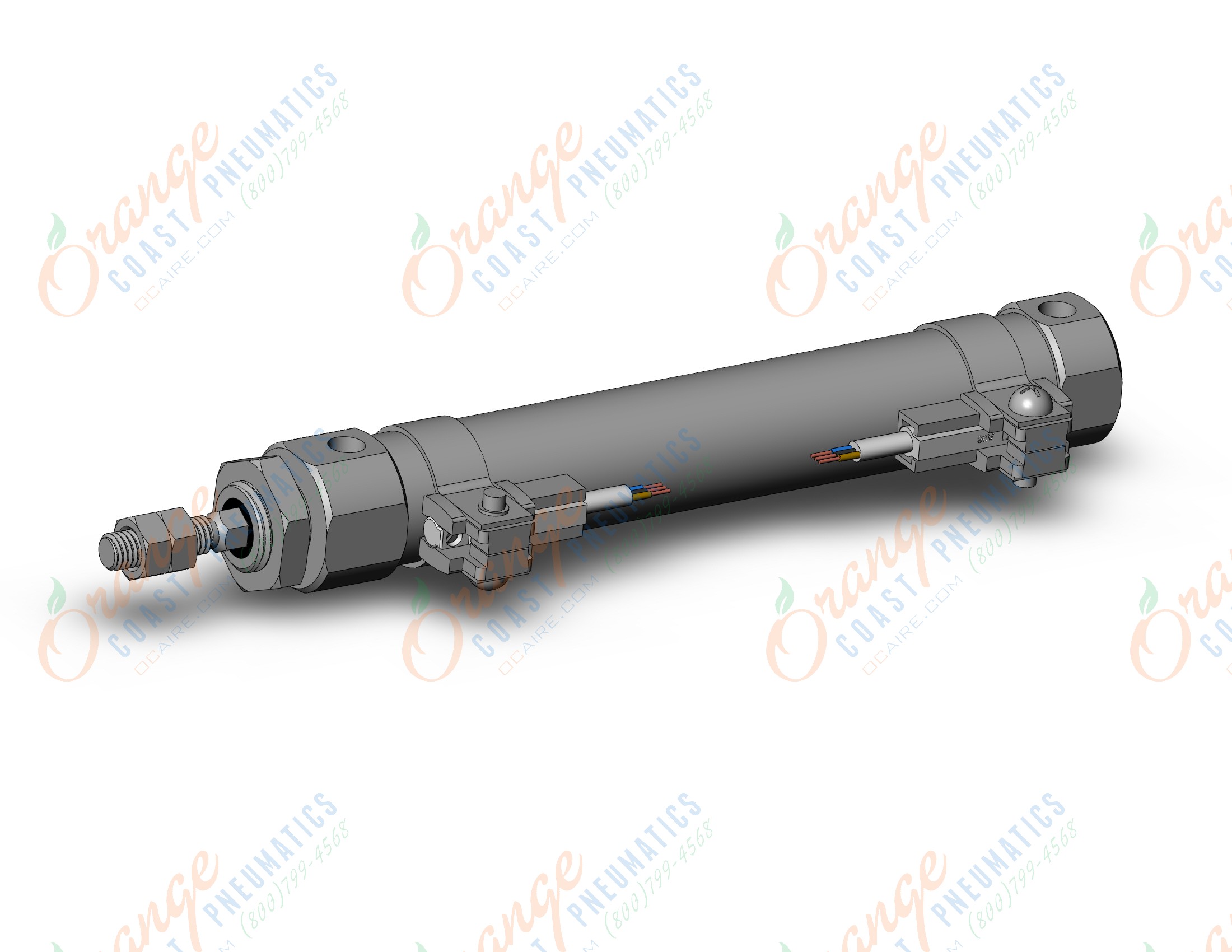 SMC CDJ2KB16-75Z-A96L-B cylinder, air, ROUND BODY CYLINDER