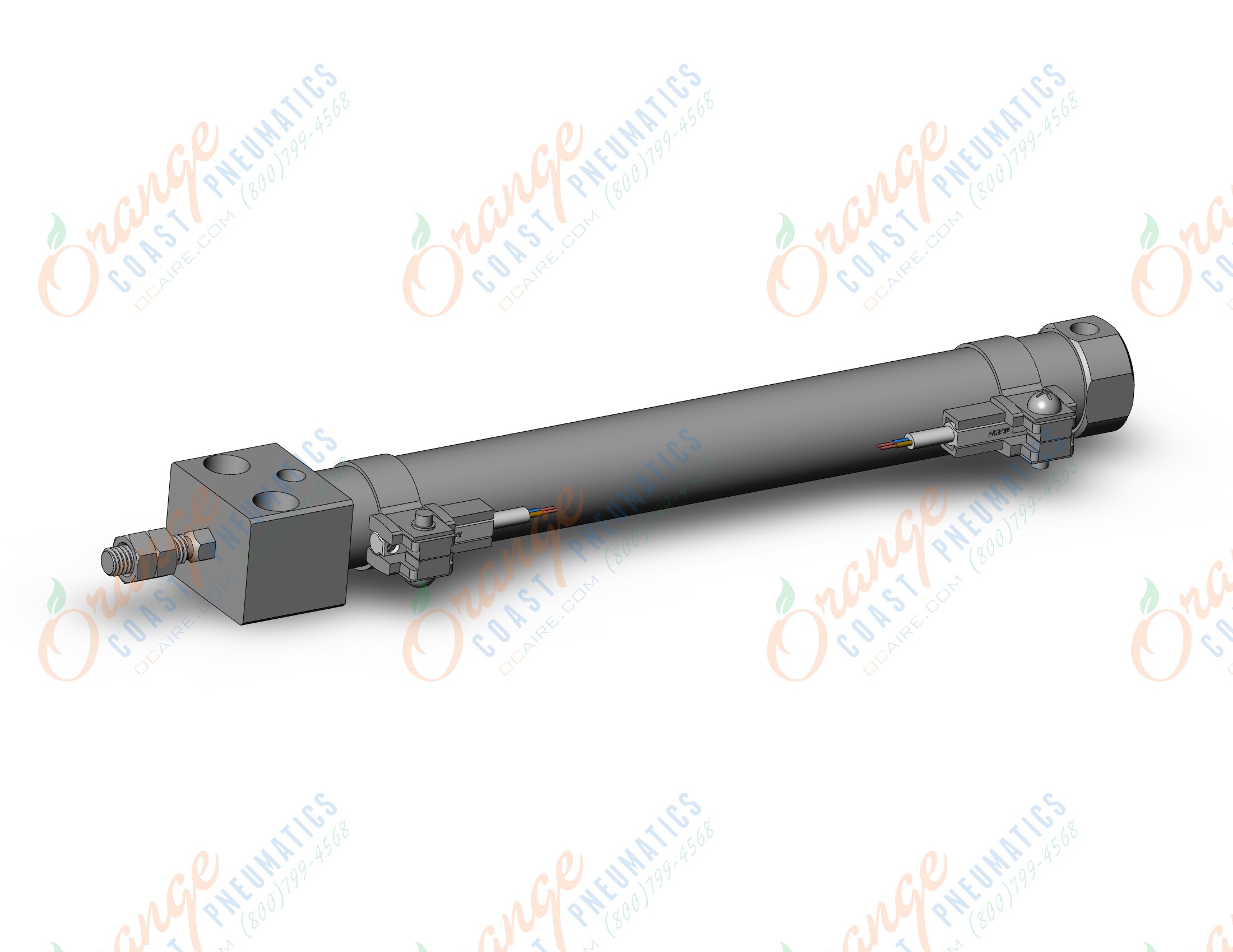 SMC CDJ2RKA16-125Z-M9BWL-B cylinder, air, ROUND BODY CYLINDER