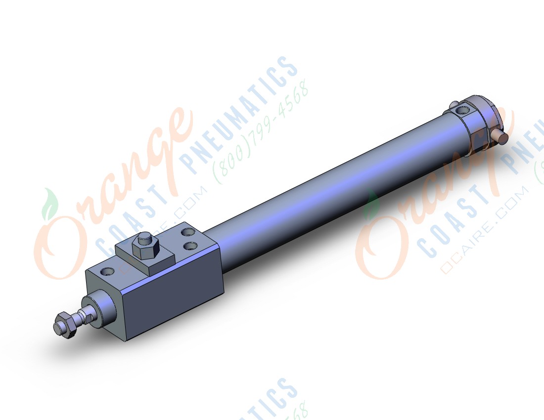 SMC CDLM2T32-200-D cylinder, air, ROUND BODY CYLINDER W/LOCK