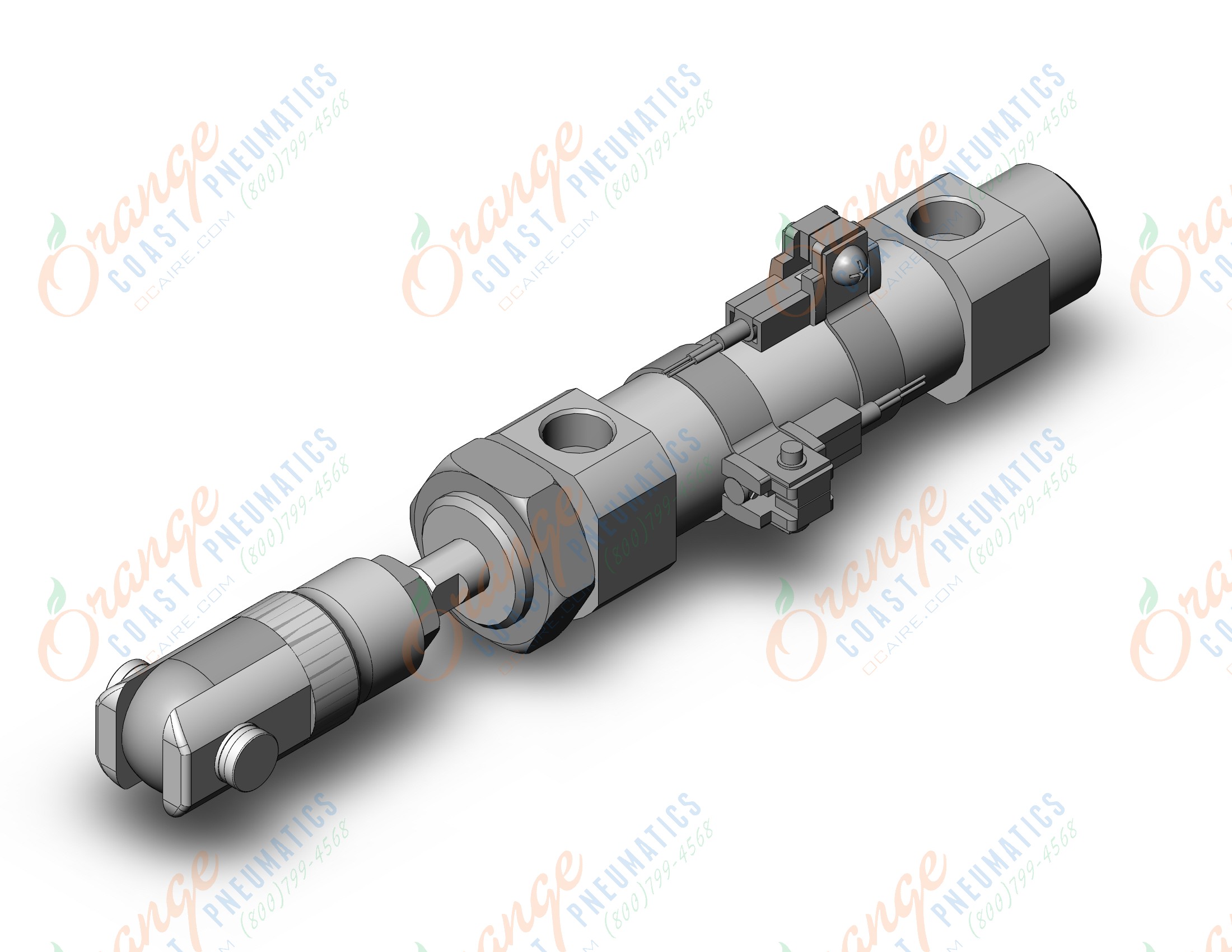 SMC CDM2B20-25Z-W-A93L cylinder, air, ROUND BODY CYLINDER