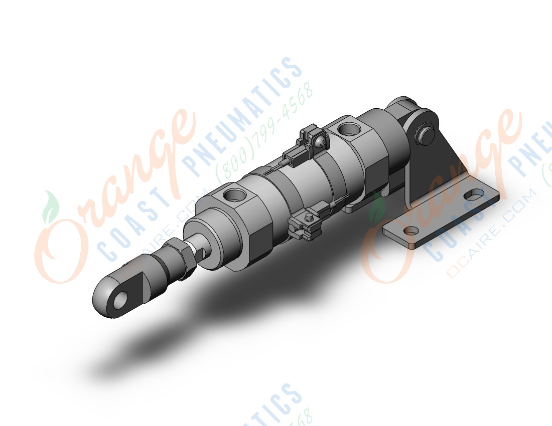 SMC CDM2C32-25Z-NV-A93L cylinder, air, ROUND BODY CYLINDER