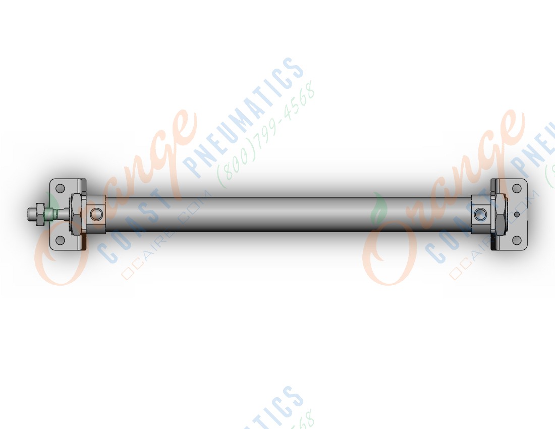 SMC CDM2L25-250Z-XC35 cylinder, air, ROUND BODY CYLINDER