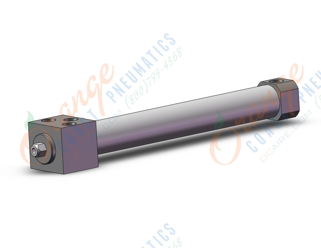 SMC CDM2RKA20-125FZ cylinder, air, ROUND BODY CYLINDER