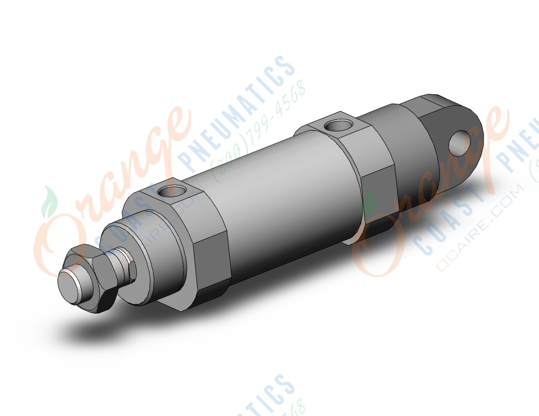 SMC CDM3C40-25 cyl, air, short type, auto sw capable, ROUND BODY CYLINDER