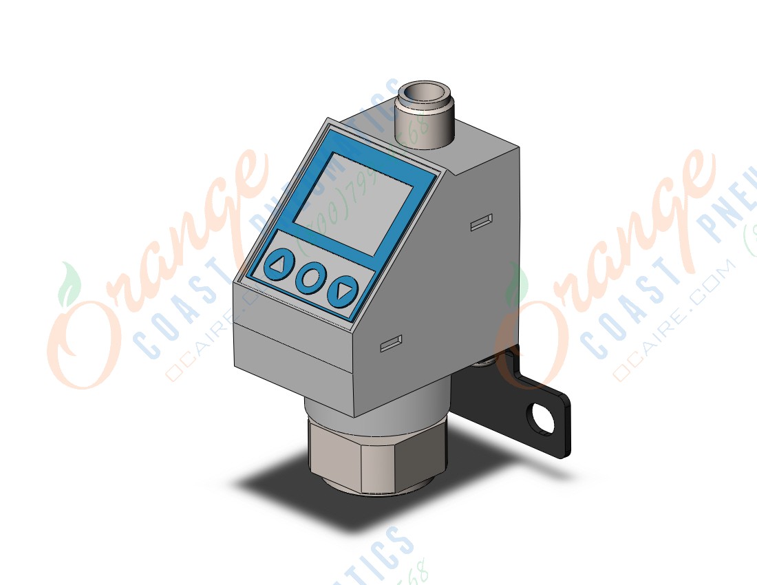 SMC ISE70-F02-L2-A two color digital pressure switch for ai, PRESSURE SWITCH, ISE50-80