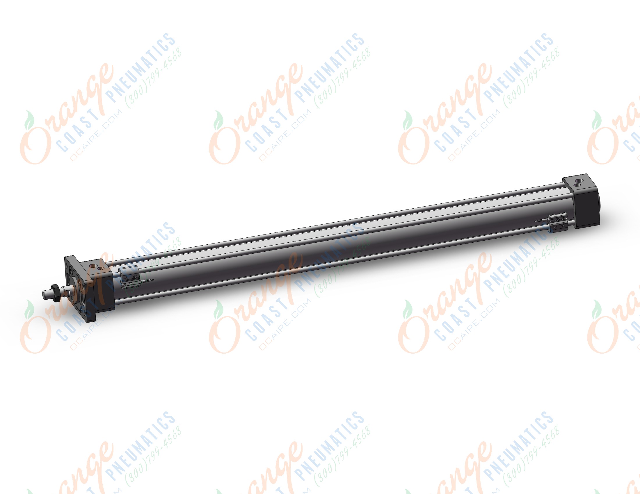 SMC MDBF32-500Z-A93L cylinder, mb-z, tie rod, TIE ROD CYLINDER