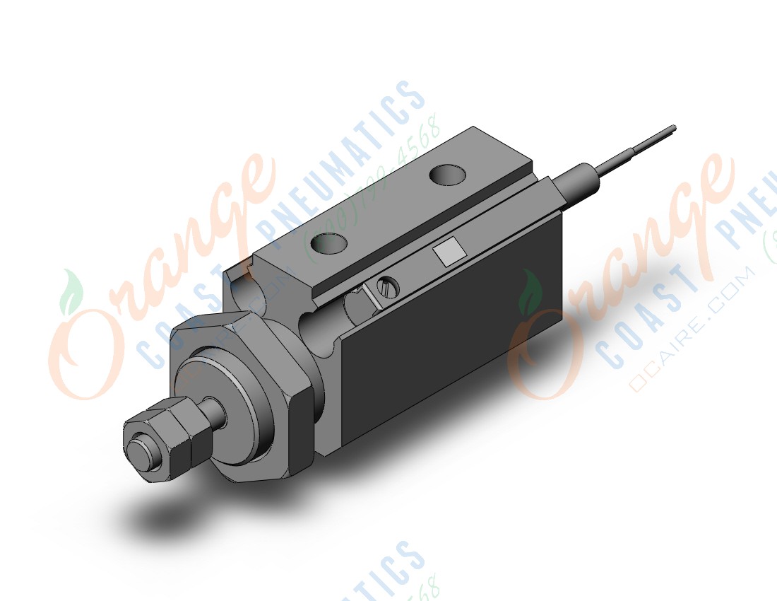 SMC CDJP2B6-5D-M9BMS pin cylinder, double acting, sgl rod, ROUND BODY CYLINDER