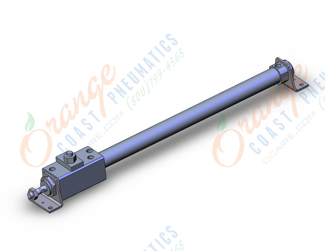 SMC CDLM2L25-325-E cylinder, air, ROUND BODY CYLINDER W/LOCK