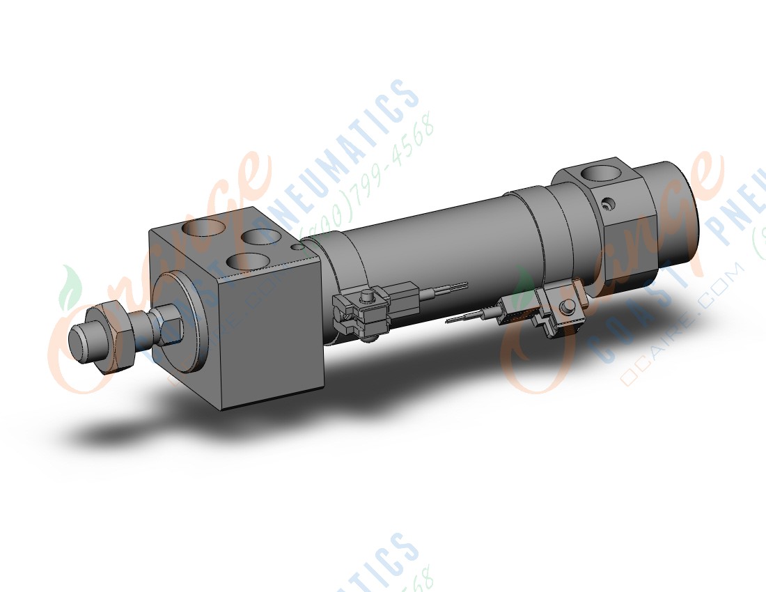 SMC CDM2RA25-50AZ-A96L cylinder, air, ROUND BODY CYLINDER