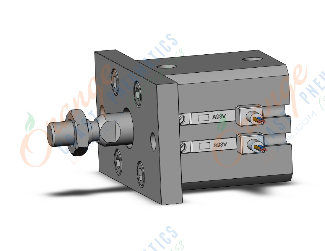 SMC CDQSF16-10DM-A93V cylinder, compact, COMPACT CYLINDER