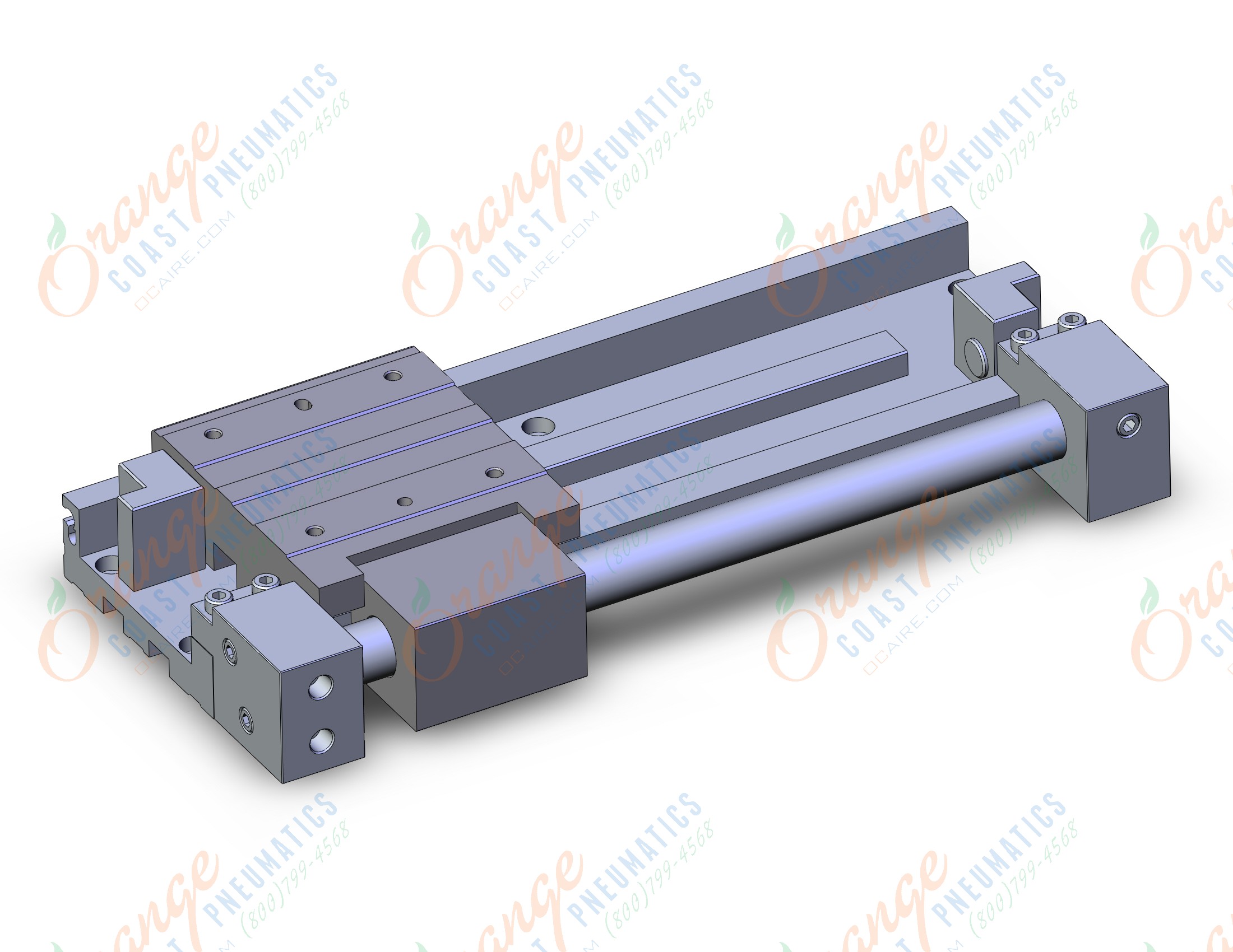 SMC CY1F10L-100 cyl, magnetically coupled, RODLESS CYLINDER