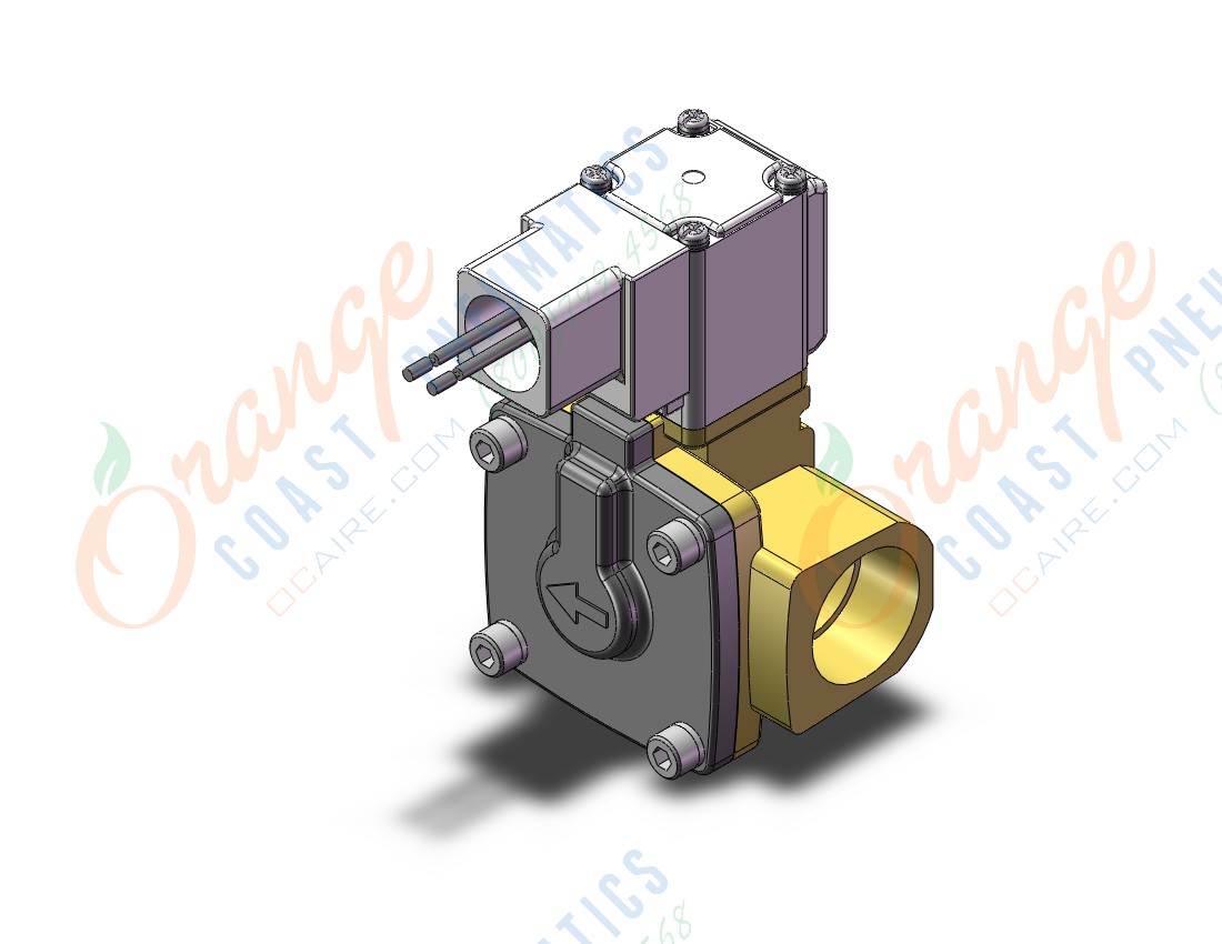 SMC VXD255LUB pilot op 2 port solenoid valve (n.c.), 2 PORT VALVE