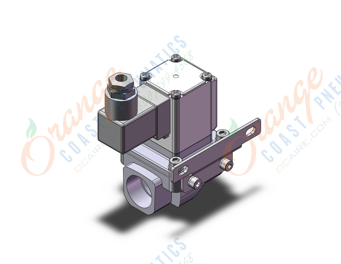 SMC VXZ252JZ2VLXB pilot op 2 port solenoid valve, (n.c.), 2 PORT VALVE