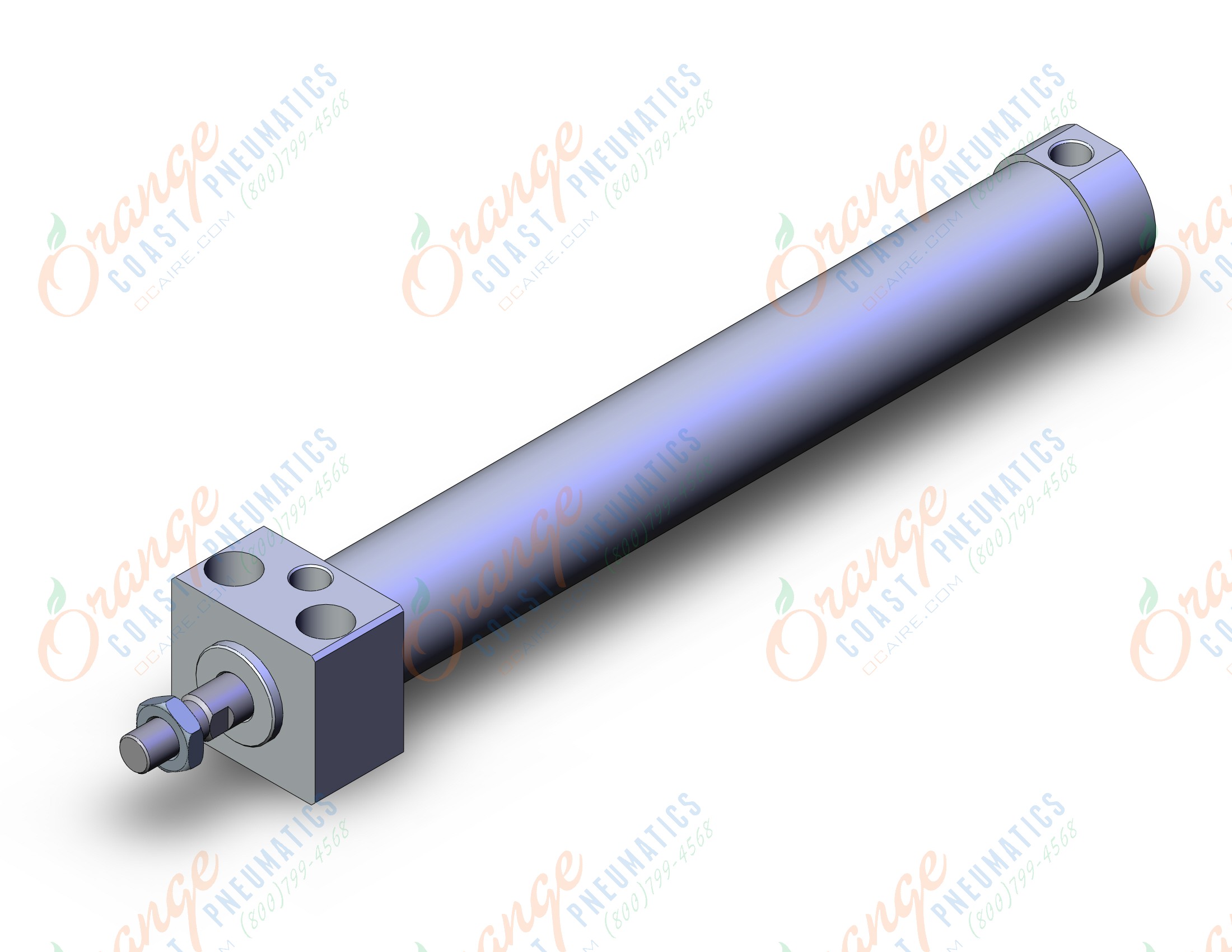 SMC CD76RAF32-200-B cylinder, air, direct mount, ISO ROUND BODY CYLINDER, C75, C76