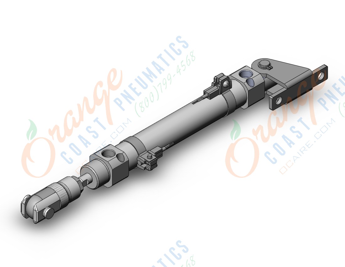 SMC CDM2V20-100AZ-NW-A93L cylinder, air, ROUND BODY CYLINDER