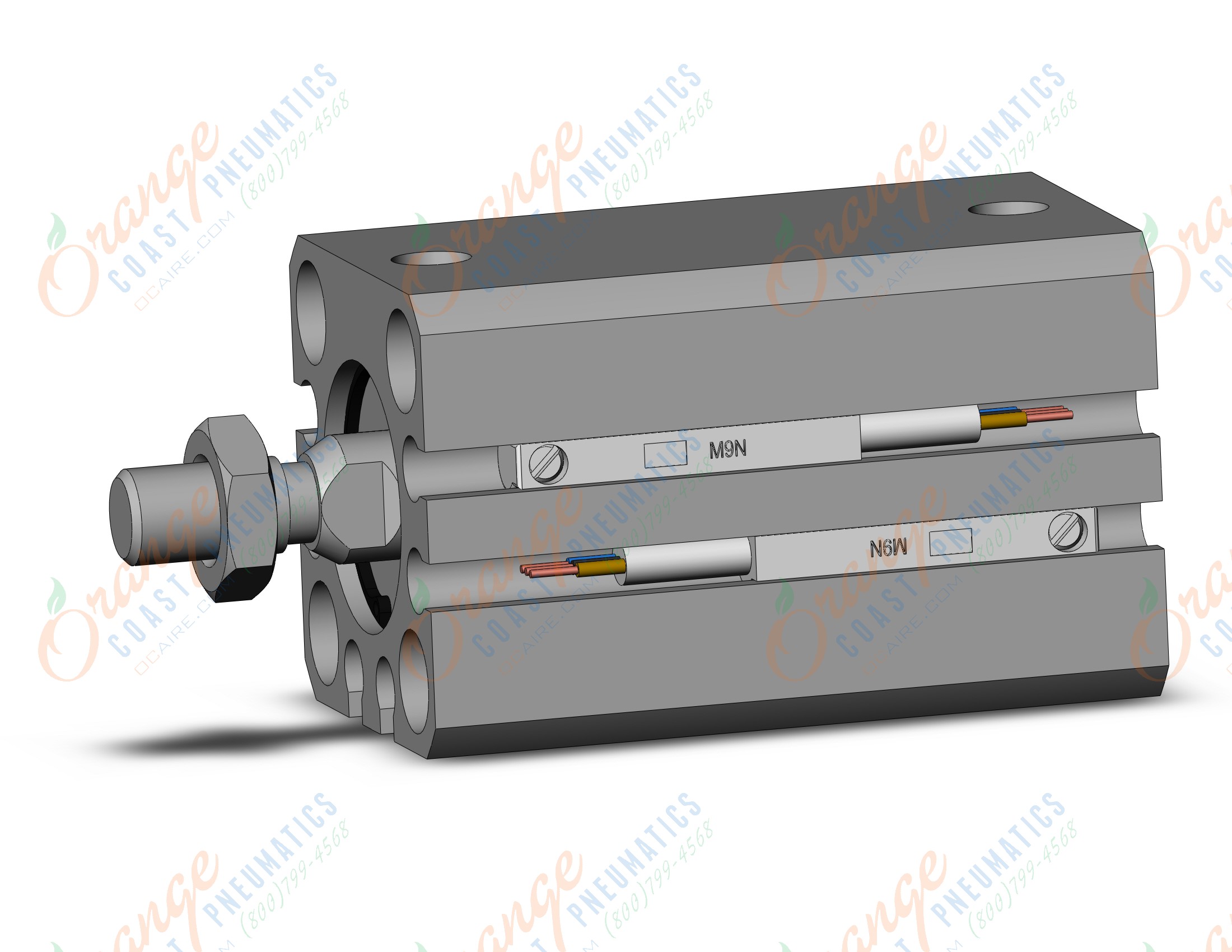 SMC CDQSB16-25DM-M9NL cylinder, compact, COMPACT CYLINDER