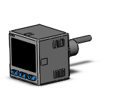 SMC ISE20B-L-N01-W digital pressure switch, PRESSURE SWITCH, ISE1-6