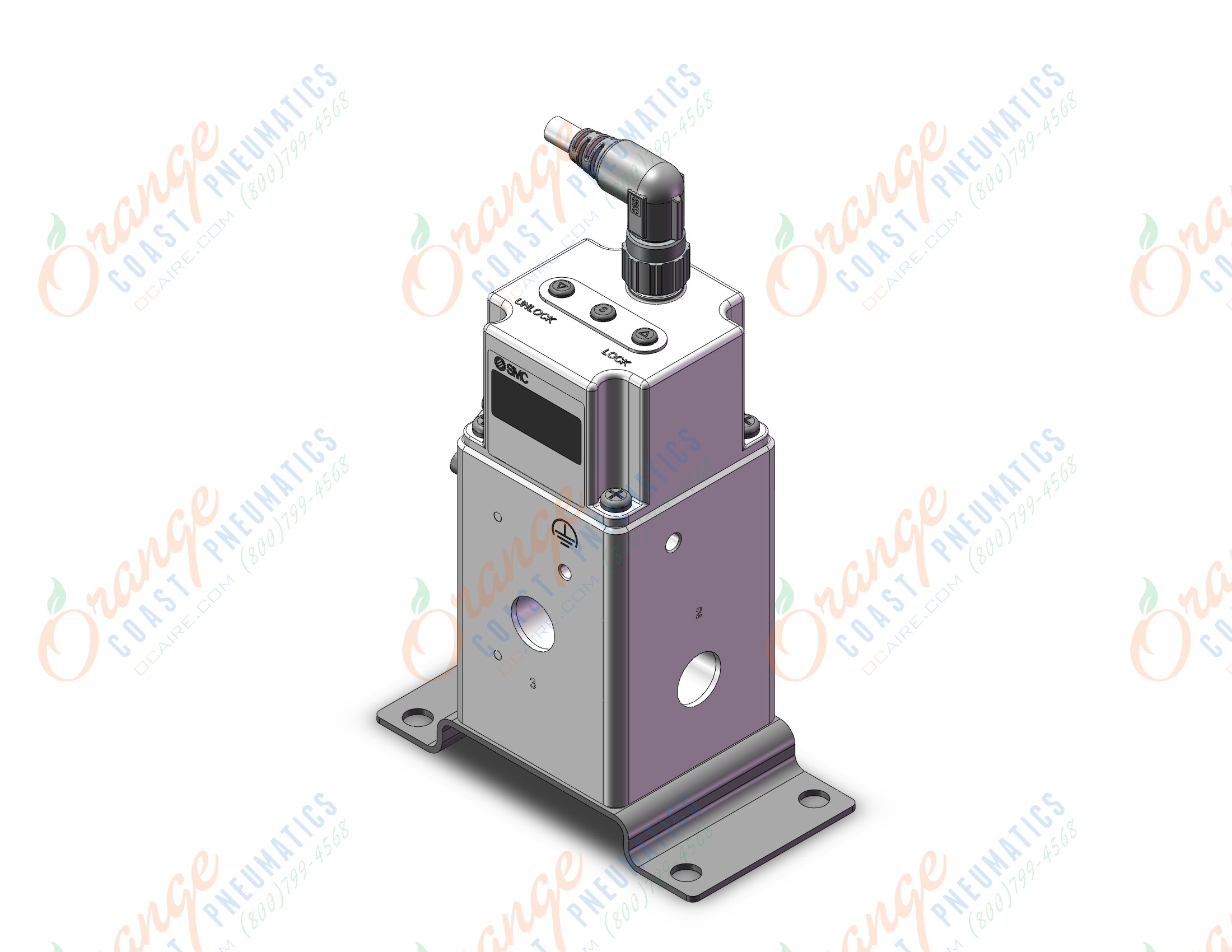 SMC ITVH2020-04N2BL4 hi pressure electro-pneumatic regulator, REGULATOR, ELECTROPNEUMATIC