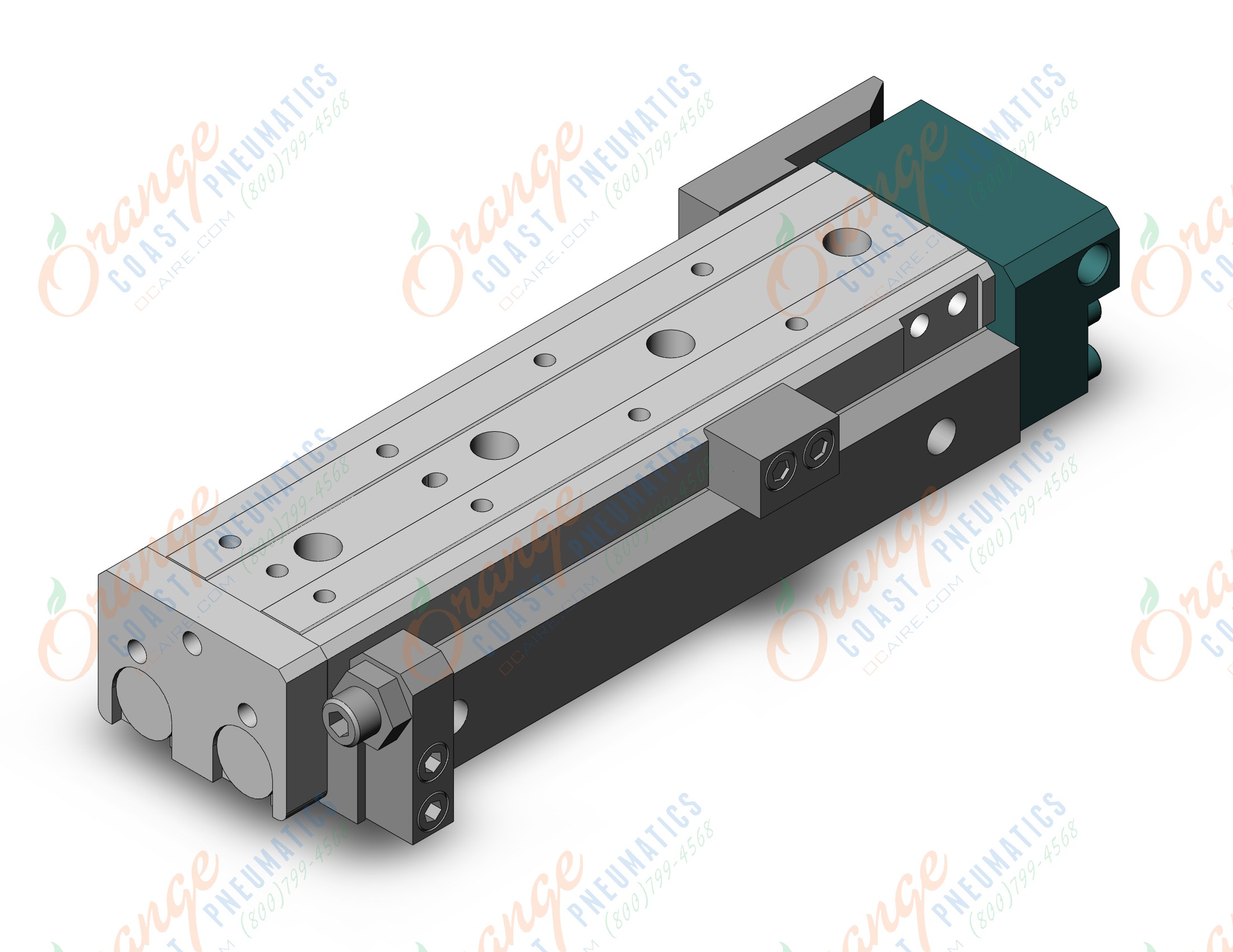 SMC MXQ20L-100ASR cyl, slide table, GUIDED CYLINDER