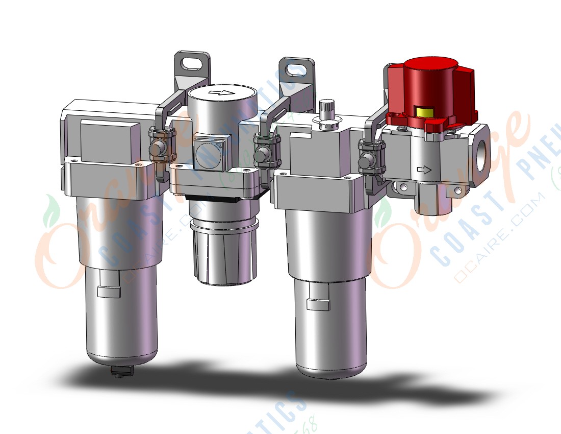 SMC AC50-N06E-V-Z-B f/r/l combo modular, MODULAR F.R.L.