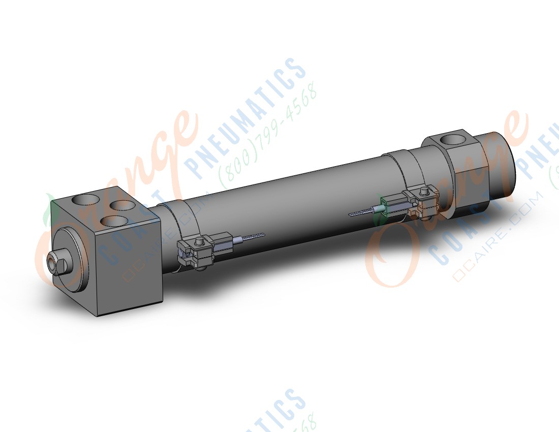 SMC CDM2RA25-100FZ-M9NM cylinder, air, ROUND BODY CYLINDER