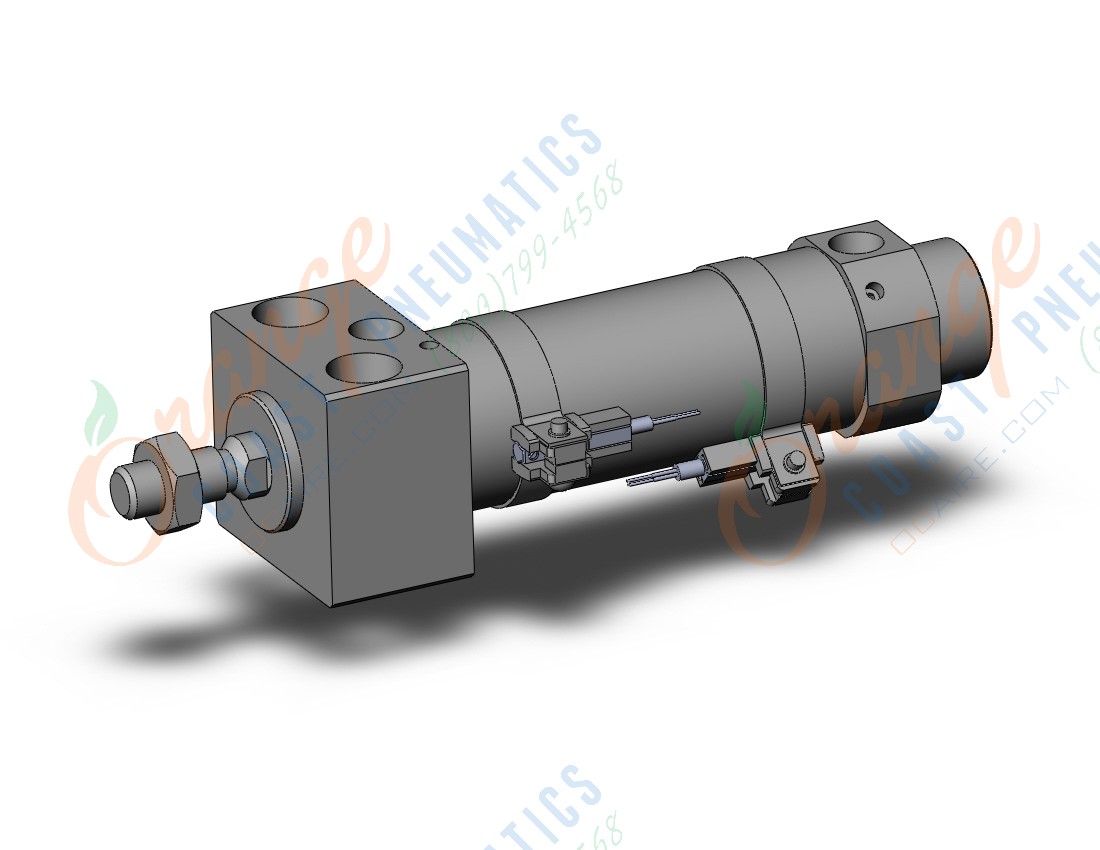 SMC CDM2RA32-50AZ-M9B cylinder, air, ROUND BODY CYLINDER