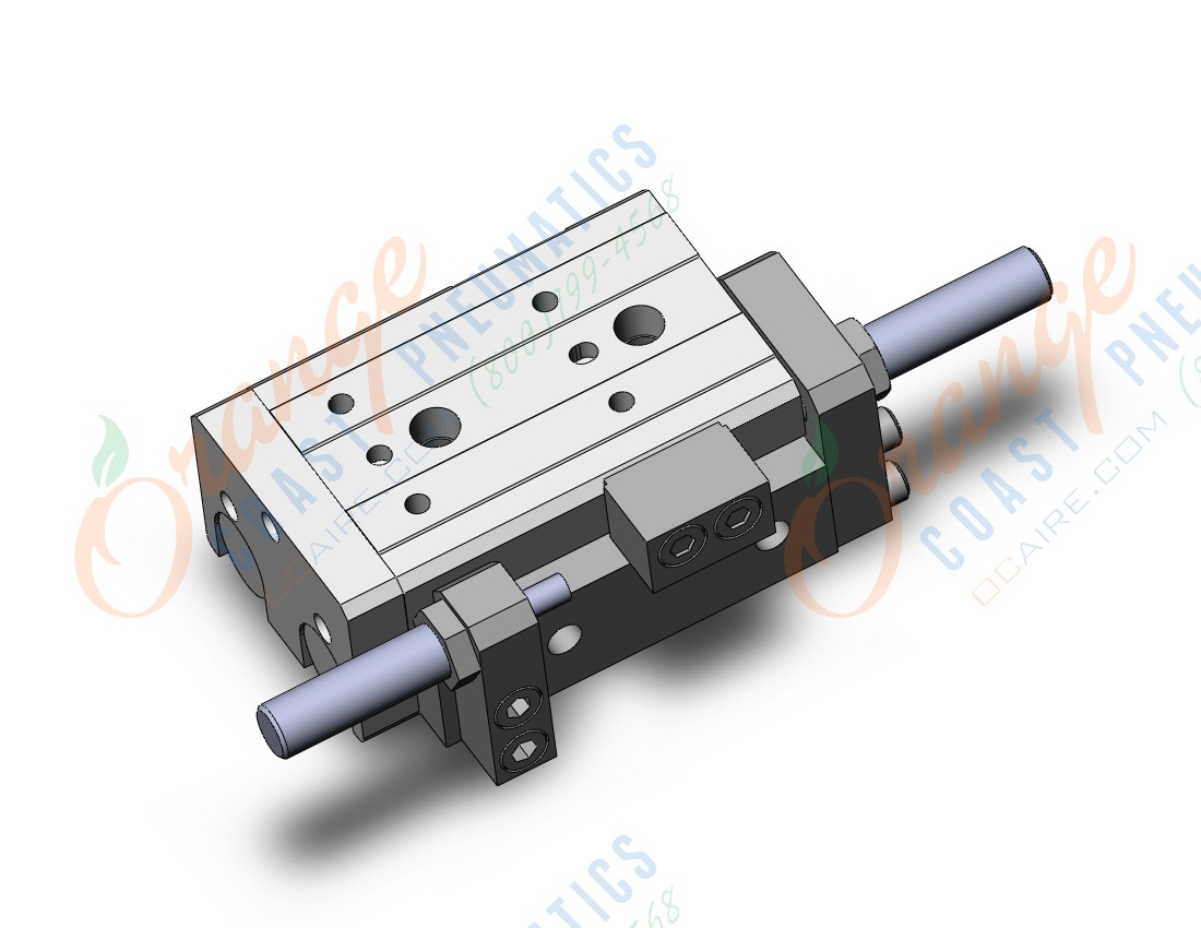 SMC MXQR25TFL-30B cyl, air slide table, reversible type, GUIDED CYLINDER