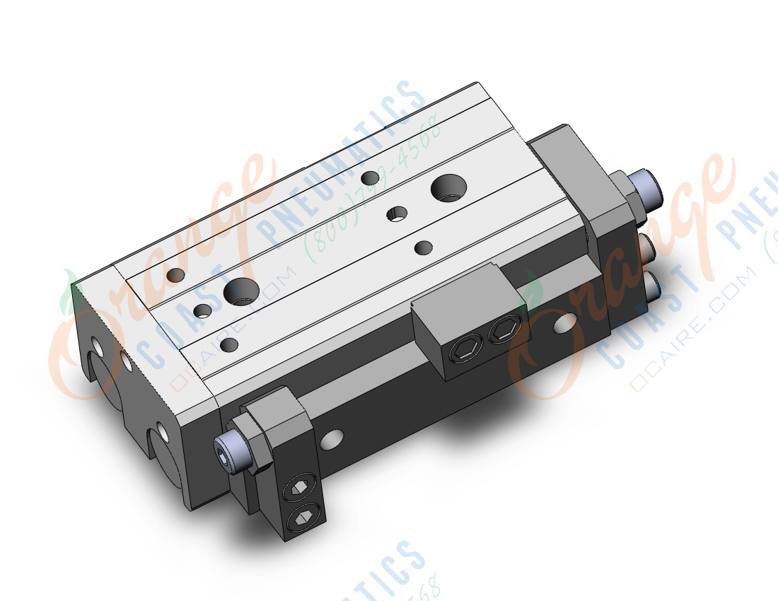 SMC MXQR25TNL-50C cyl, air slide table, reversible type, GUIDED CYLINDER