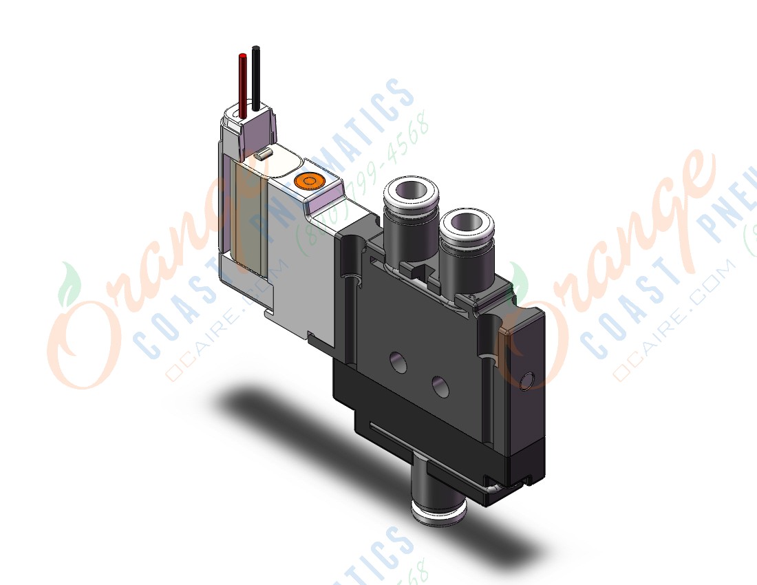 SMC S0716S-5G-C4 plug lead type 5 port solenoid valve, 3 PORT SOLENOID VALVE