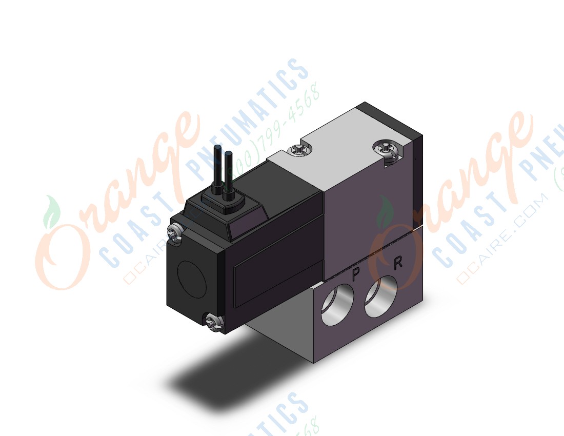 SMC VK334-1G-01N valve, sol, base mounted, 3 PORT SOLENOID VALVE